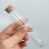 Förvaringsflaskor 22 120mm 30 ml Dragees Glassburkar Little Bottle Test Tube tom parfymbehållare DIY Hantverk Candy Wedding Present