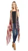 Écharpe cardigan du drapeau américain 4 juillet Juillet USA Stars and Stripes Match IC IC Lightweight Châle Beach Kimono Vest9256370