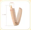 Baobao Cartoon Wide Wyee Mini Portable Flowing Comb Doirmitory Dormitory Small Comb Wair Plastic Check