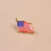 Kreativ die United States Flagge Revers Pins Kleine Emaille USA Amerikaner winken Flaggenabzeichen für Männer Krawatte Rucksackstifte Jacke 2043