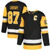 #87 Sidney Crosby Pittsburgh Jersey de hockey #58 Kris Letang Erik Karlsson Reilly Smith Evgeni Malkin Rustan Tristan Jarry Jake Guentzel Rickard Rakell Penguins Jerseys