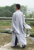 Ethnic Clothing 5 Colors Zen Buddhist Robe Lay Monk Meditation Gown Training Uniform Suit Clothes Set