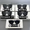 Lunettes de soleil GM Mirror Women Men Designer Dessle Monster Overs Dimedized Frame Elegant Sun Glasses avec Box296Y ULW1