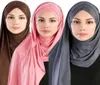 Schals 2021 Frauen Jersey Schal weiche Baumwoll -Instant -Hijab -Schals und Wickel Foulard Femme Muslim Hijabs Bereit zum Tragen von Headsca223972