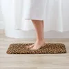 Carpets Leopard Print 24" X 16" Non Slip Absorbent Memory Foam Bath Mat For Home Decor/Kitchen/Entry/Indoor/Outdoor/Living Room