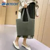 Shoulder Bags Lady Straw Woven Bag Large Capacity Paper Rope Handmade Hand-Woven Handbags Summer Fashion Simple Casual Shopping