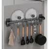 Kitchen Storage Utensils Steel Accessories Organizer Stainless Adhesive Wall Hook Holder Shelves Rack