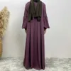 Roupas étnicas Ramadã abayas para mulheres Hijab muçulmano dubai abaya vestido árabe elegante Turquia Kaftan Islã Vestidos longos Kimono T240510