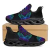 Lässige Schuhe Instantarts Purple Bohemian Butterfly Sneakers Kissen Marke Rennen Super -Trainer Walking Zapatos