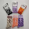 Chaussettes masculines Nouvelles chaussettes enfants enfants sud-coréens ringards colorés de serviette de capuche moyenne lettre inférieure insi tendance chaussettes trmc