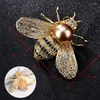 Броши милый стразы маленький пчелиный брошь женские женские аксессуары