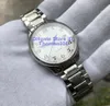 Regarder des montres automatiques mécaniques pour les hommes Regardez en acier inoxydable Flame Pointer Pointer blanc Dial