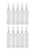 50pcs 100 ml transparentes Plastik -Parfüm -Atomizer kleiner Mini leerer Sprühfutterflaschenflaschen Set T2008196298086