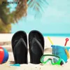 Chaussures décontractées Breamable Beach Men Slippers Plateforme épaisse Plateforme Tourneaux Les tongs Summer Sandales Eva Softs Eva Light