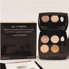 Eye Shadow New Luxury Brand Makeup 4 Färger med Brush 6 Style Matte Eyeshadow Shadows Palette och fin kvalitet Fast Ship Drop Deliver OTN04