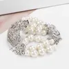 Sélectionné Westwood Full Diamond Saturne Bracelet Pearl Bracelet Femelle Femelle Luxury Style Elegance Planet Fashion Voldicrate polyvalente