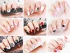 24pcs Couverture complète Faux pointes d'ongle Réutilisables Faux Nail Art Forme Taille de taille mixte Toues de taille avec adhésif Autocollant Tool 2288159