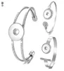 Charmes de gingembre ouverts avec du cristal pour un bouton 18 mm bijoux de bracelet interchangeable pour les femmes 9898324