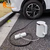 Электроэлектрический боковой развернутый заглушение v2L Кабель EV Зарядное устройство Type2 16a с Eu Socket Socket Outdoor Power Station (обновленная версия)