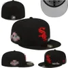 Cappelli a berretto da baseball all'ingrosso Cappelli aderenti per uomini e donne Basketball Hat Snapback più mix Order D-1