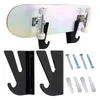 Hangers 2pcs Skateboard Wall Mount Durable Deck Display Horizontal Hanger Rack Stable And Sturdy Longboard Storage