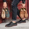 Casual Shoes Nice Men's Leather Moccasins Men Loafers Spring Fashion Sneakers Male