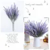 Dekorative Blumen 1/3Bundle Artificial Provence Plastik Lavendel Hochzeitsvase für Wohnkultur Getreide Weihnachten falsche Pflanze