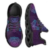 Lässige Schuhe Instantarts Purple Bohemian Butterfly Sneakers Kissen Marke Rennen Super -Trainer Walking Zapatos