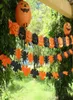 Creepy Halloween Garland Banner Bunting Bat Bat Pumpkin Ghosts Spider Party Decorations Party Nightclub Bar Bandiera di carta DECIT 118inch5608938