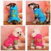 Capinho de chuva de macacão de vestuário de vestuário de vestuário para cães para pequenos rosa azul amarelo S M L Roupa de capuz à prova d'água Roupe
