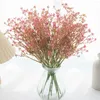 Flores decorativas 1PC S Artificial Plastic Star Plant Wedding Bouquet Bouquet de Natal Arco decoração Casa de presente DIY