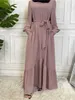 Etniska kläder blygsamma abaya ramadan musulman de mode maxi robe kalkon kaftan islamiska kläder muslim för kvinnor hijab klänning caftan vestidos t240510t5fk