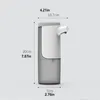 Vloeibare zeep dispenser automatisch schuim oplaadbaar touchless 450 ml infrarood inductie handmachine waterdichte schuimende aanrecht