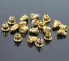 1000pcslot gold argent plaqué de boucles d'oreille Backs Bullets Stoppers Earnuts Prises d'oreille Résultats alliages Accessoires de bijoux 2 couleurs Wholesa6615052