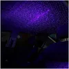Outros acessórios de interiores Novo caro telhado estrela led laser estrelado atmosfera projetor ambiente usb decoração noite decoração de casa galax ot7li