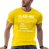 Topy z czołgami męskimi koszulka glamma dla babci dla zabawnej babci T-shirt