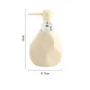 Liquid Soap Dispenser Creative Solid Color Shampoo Ceramic Badrumstillbehör Hem Lotion Bottle Sanitizer -flaskor