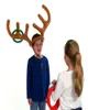 Przyjęcie zaopatrzenia w świąteczne nadmuchiwane poroża pierścień głowicy jeleni łosie łosiet pałąk głowowy rzucający pierścienie dzieci039s Toys9239334