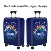 Drop Elastic Baggage Covers Protector de mala de malas para acessórios de viagem de 18 a 32 polegadas de transmissão de bagagem de pó 240429
