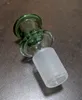 14 mm 18 mm szklany płatek śniegu slajd miski samca do rur wodnych Bong Green