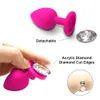 Zachte siliconen anale plug dildo bullet vibrator sex speelgoed voor vrouwen mannen gay butt prostaat massager intieme goederen volwassenen 240507