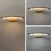 Lampada a parete moderna specchio da bagno in rame luci oro a led sconce illuminazione decorazione camera da letto