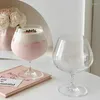 Verres à vin créatifs cocktails rond à cocktails de verre tasse de brandy transparent