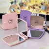 Miroirs Designers Logo Classic Pliage Miroir Femmes Pink Purple Portable Makeup Travel Tool Drop Livrot Home Garden Decor Otpxl