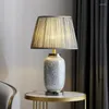 Table Lamps APRIL Modern Ceramics Lamp Luxurious Living Room Bedroom Study LED Originality Brass Desk Light