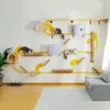 Mobili per gatti graffi di scarali scalare scaffale a parete montata per amata graffiatura post -scale con graffio con caduta di corda sisal consegna goccia dh3fw