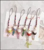 Nyckelringar mode tillbehör bil nyckelring charms telefon charm personlig gåva kawaii lanyard maneki neko lycklig katt lycka till 8865748