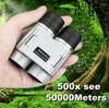 Telescope 50000M Auto Focus 500X25 Powerful Binoculars Long Range Professional Mini Portable HD Monocular