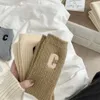 Herrensocken 21fw Wollsocken Kindermitte Röhrchen gestickter Buchstaben Celbe Stil warm verdickte Socken Instagram Trend JF48