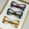 Солнцезащитные очки винтажные модные красочные женщины -бабочки для женских дизайнерских очков 2024